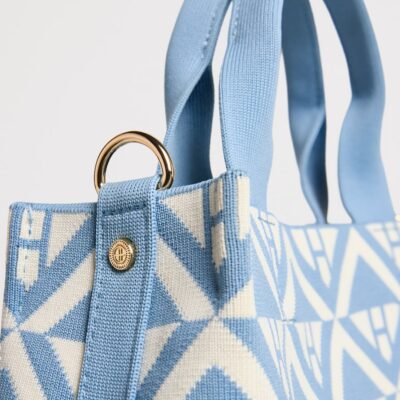 Harrods Small Geometric Tote Bag - Image 5