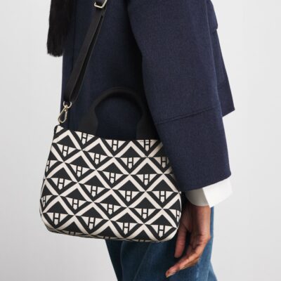 Harrods Small Geometric Tote Bag - Image 5