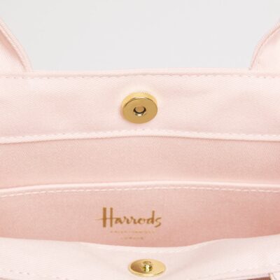 Harrods Small Gold Building Shopper Bag - Image 4