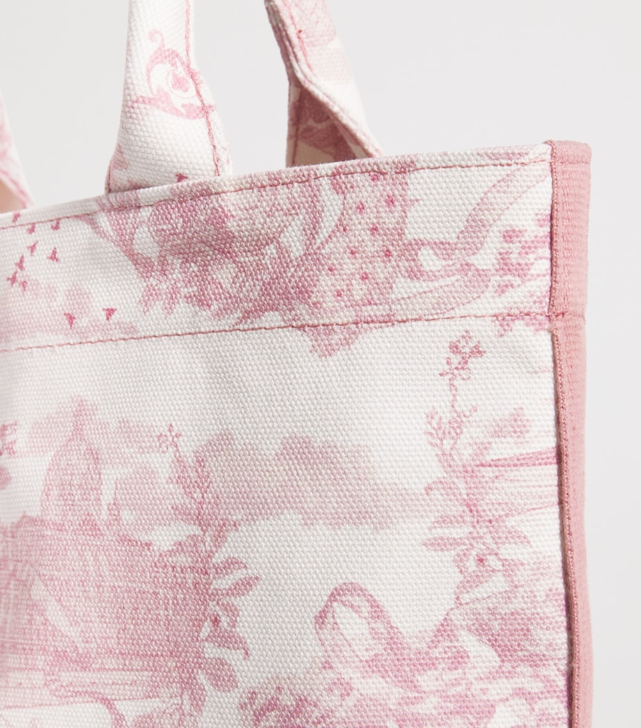 Harrods Small Toile Print Tote Bag - Image 3