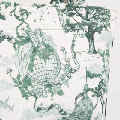 Harrods Small Toile Tote Bag - Image 4