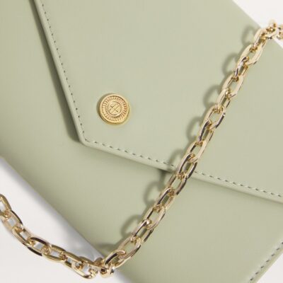 Harrods Smooth Leather Chain Wallet - Image 4