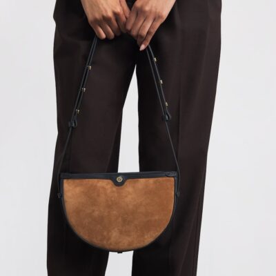 Harrods Suede Cross-Body Bag - Image 2