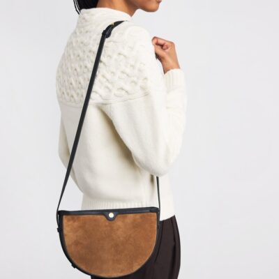 Harrods Suede Cross-Body Bag - Image 5