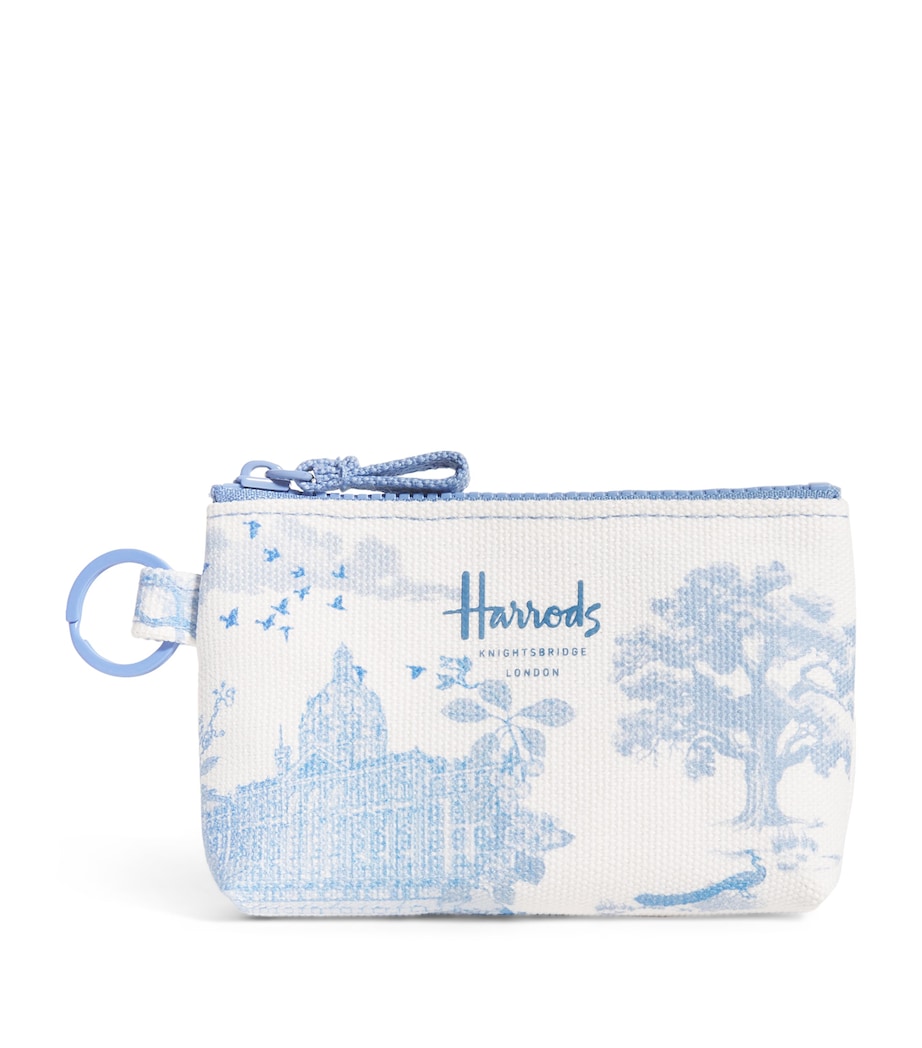 Harrods Toile Coin Purse