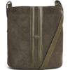 Harrods x Tusting Suede H Tote Bag - Image 1