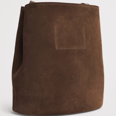 Harrods x Tusting Suede H Tote Bag - Image 3