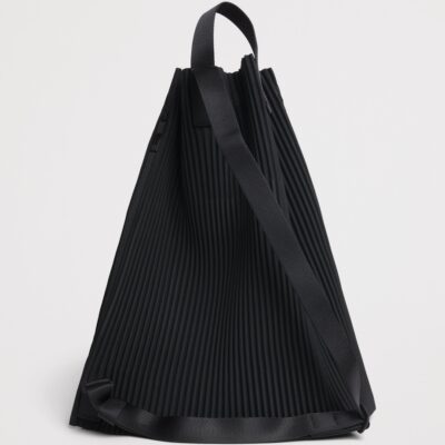 Homme Plissé Issey Miyake Drawstring Pleated Shoulder Bag - Image 3