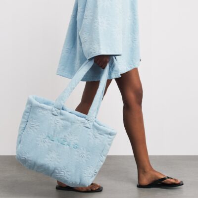 Hunza G Cotton Sunny Tote Bag - Image 4