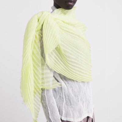 Issey Miyake Feather Pleats Stole - Image 2