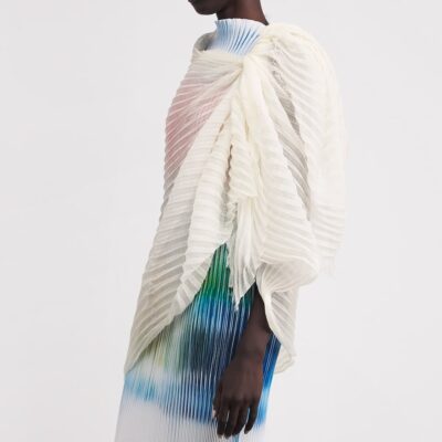 Issey Miyake Feather Pleats Stole - Image 2
