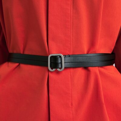 Issey Miyake Leather Fork Belt - Image 4