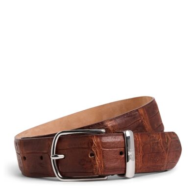 JACOB COHËN Crocodile Leather Belt - Image 1