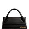 Jacquemus Leather Le Chiquito Long Top-Handle Bag - Image 1