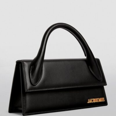 Jacquemus Leather Le Chiquito Long Top-Handle Bag - Image 3