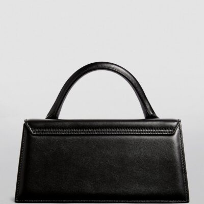 Jacquemus Leather Le Chiquito Long Top-Handle Bag - Image 4