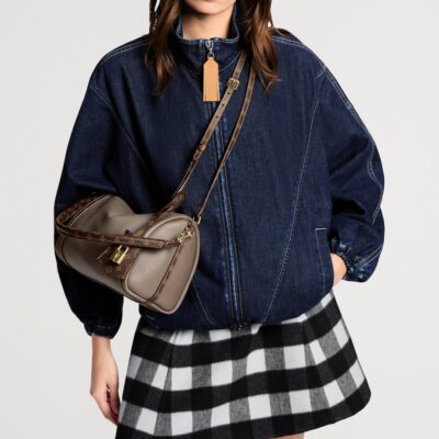 LOUIS VUITTON Calfskin Express PM Shoulder Bag - Image 4