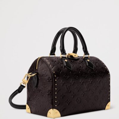 LOUIS VUITTON Calfskin Speedy 25 Trunk Shoulder Bag - Image 3