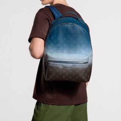 LOUIS VUITTON Coated Canvas Discovery PM Backpack - Image 2