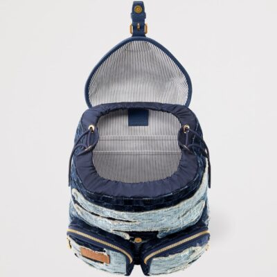 LOUIS VUITTON Denim Montsouris Cargo Backpack - Image 3