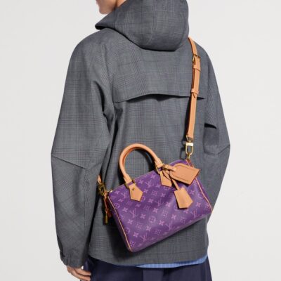 LOUIS VUITTON Lambskin Speedy P9 Bandoulière 30 Bag - Image 2