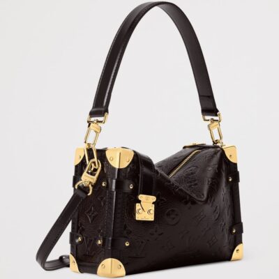 LOUIS VUITTON Leather Side Trunk MM Shoulder Bag - Image 3