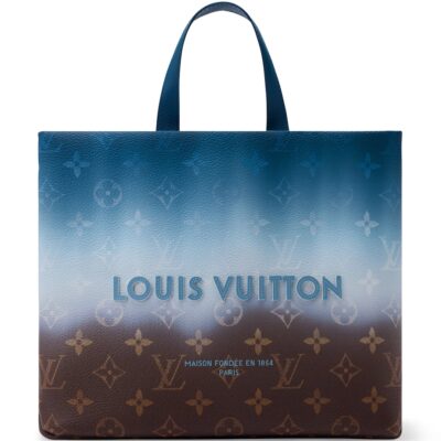 LOUIS VUITTON Mini Leather Shopper Tote Bag - Image 1