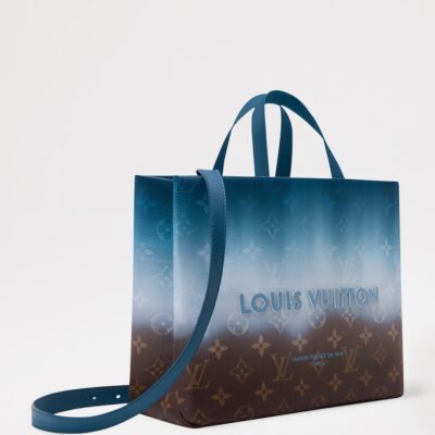 LOUIS VUITTON Mini Leather Shopper Tote Bag - Image 3