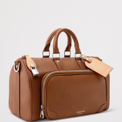 LOUIS VUITTON Nappa Calfskin Keepall Cargo Bandoulière 35 Top-Handle Bag - Image 3